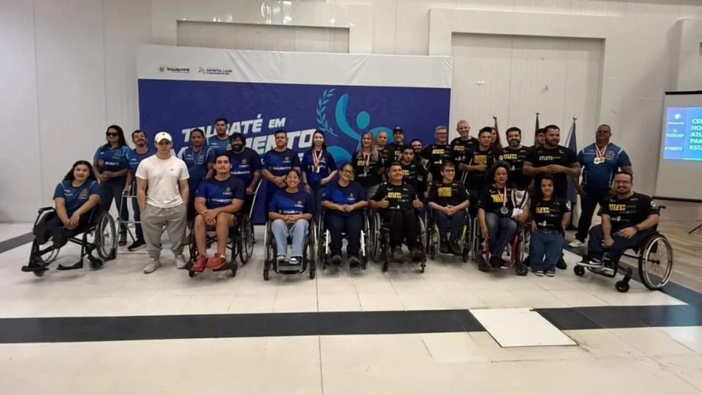 Taubaté conquista 28 medalhas nos Jogos Paralímpicos de São Paulo e homenageia atletas em cerimônia