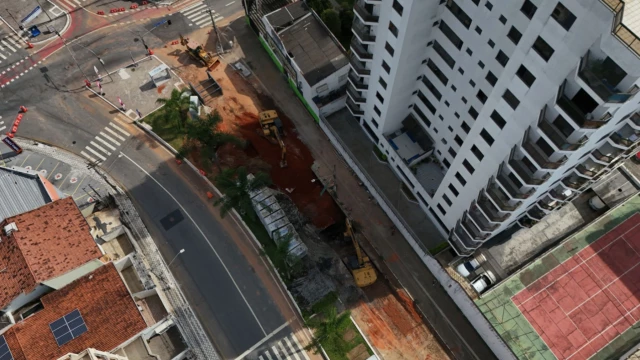 Prefeitura de Taubaté avança com obras antienchente na avenida do Povo