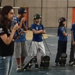 Taubaté: Caravana Esportiva leva experiência prática de skate para 100 estudantes do Parque Planalto