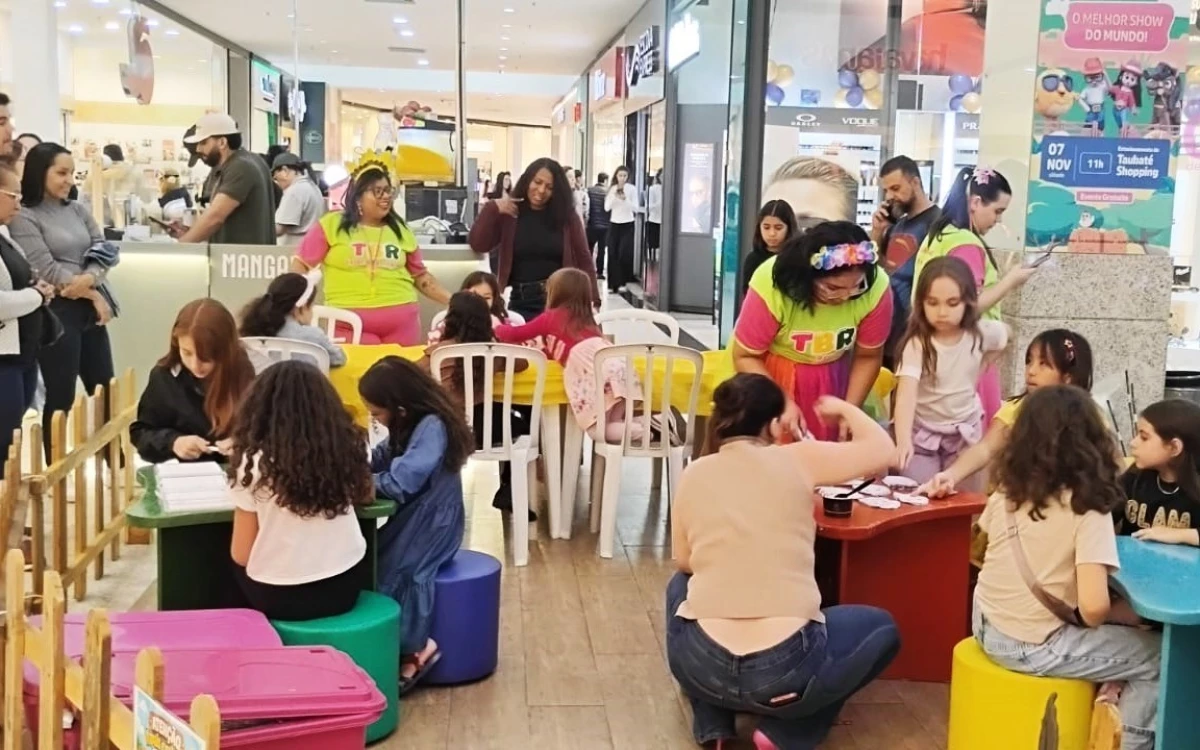 Taubaté: Mês das Crianças começa com Oficina de Squish e segue com atrações gratuitas no Taubaté Shopping