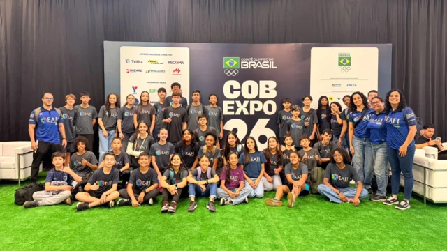 Alunos de Taubaté visitam COB Expo 2026 e se aproximam do universo do esporte olímpico