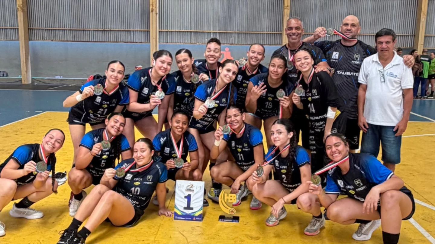 Handebol feminino de Taubaté conquista ouro nos 88º Jogos Abertos do Interior