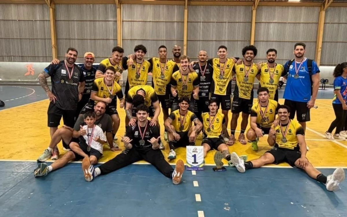 Taubaté: Handebol masculino de Taubaté conquista medalha de ouro nos 88º Jogos Abertos do Interior
