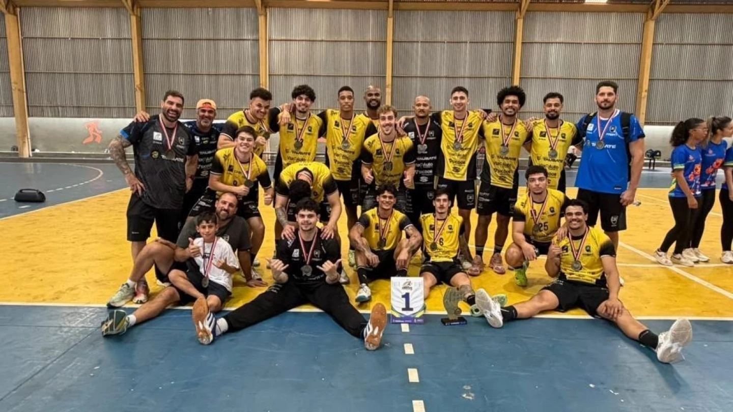 Handebol masculino de Taubaté conquista medalha de ouro nos 88º Jogos Abertos do Interior