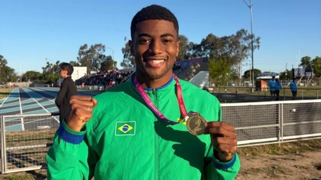Atleta de Taubaté conquista ouro nos 110 metros com barreiras no Sul-Americano Sub-23