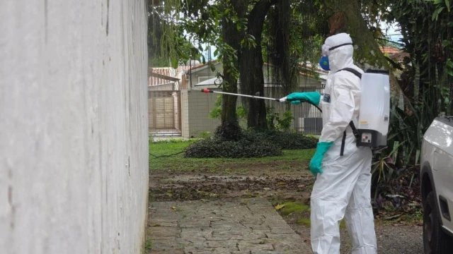 Taubaté começa a usar inseticida com efeito residual contra o Aedes aegypti