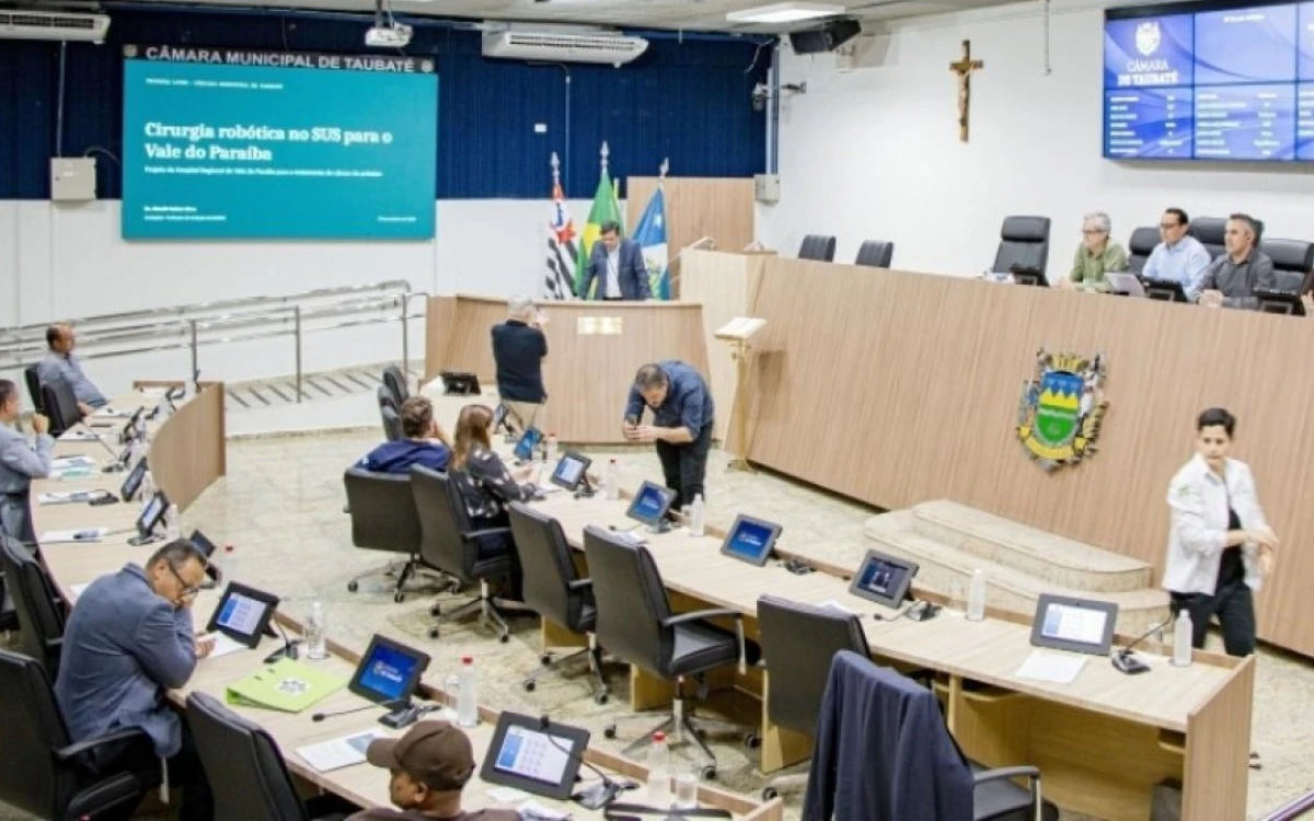 Taubaté: Vereadores de Taubaté terão R$ 25,8 milhões em emendas impositivas para 2027