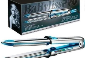 Foto  Babyliss Prancha Pro Nano Titanium Optima 3000 Original 240°c - 32mm 