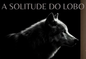 Foto A solitude do lobo