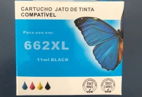 Foto Cartucho Compatível HP 662XL - Preto