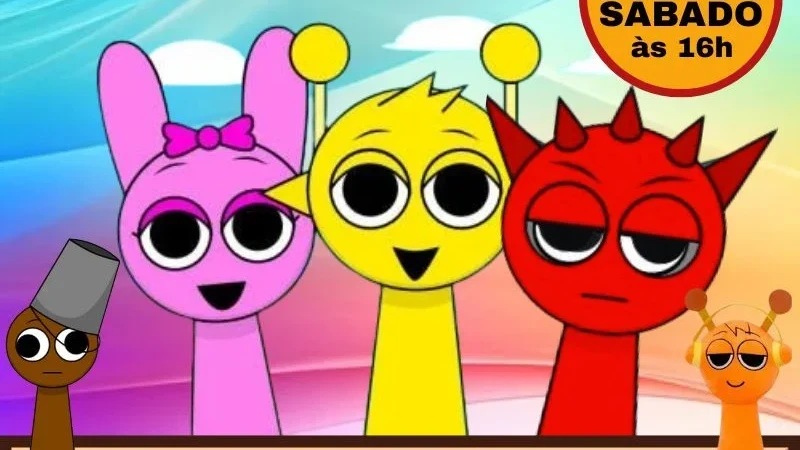 Teatro Infantil: Os Sprunki no Teatro