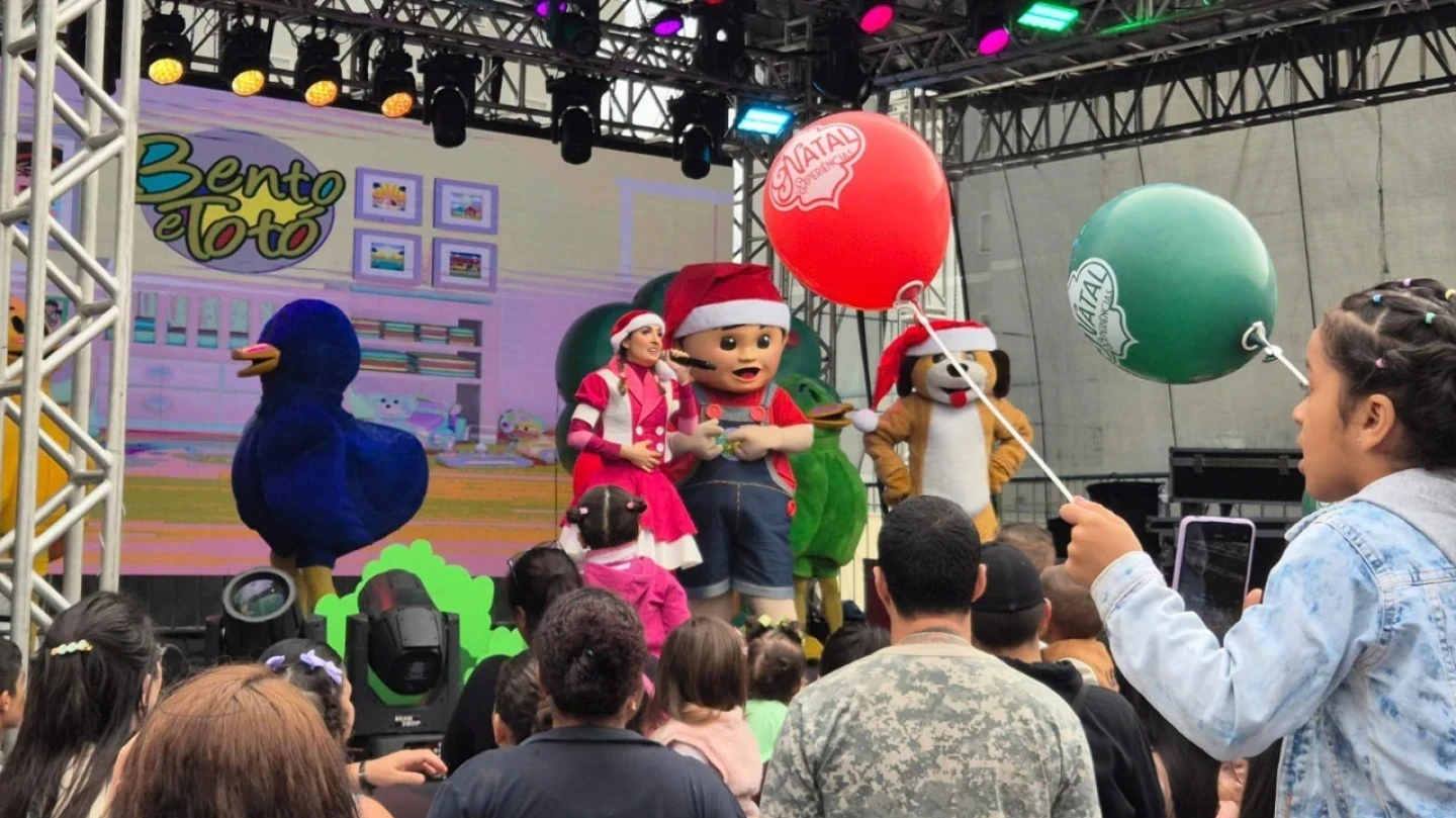Taubaté Shopping abre o Natal 2026 com show da Turma da Boiadeirinha e chegada do Papai Noel