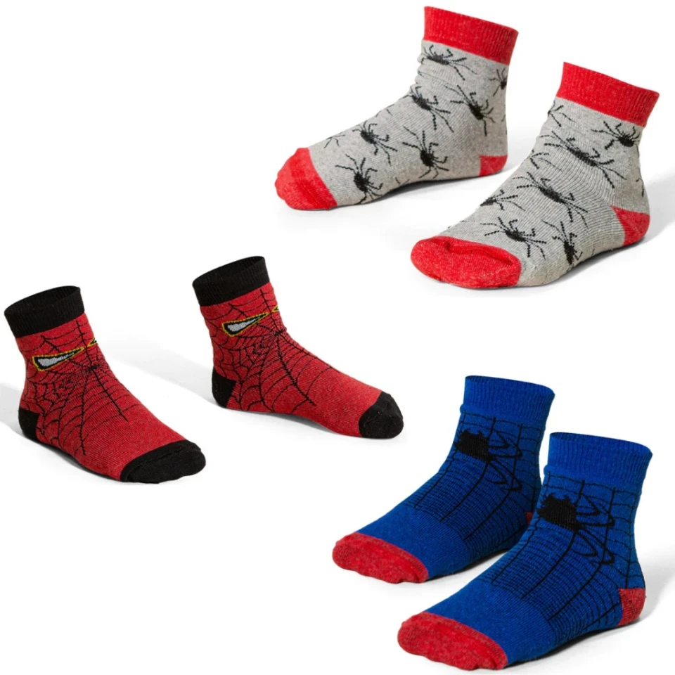 3 Pares de Meias Super-heróis