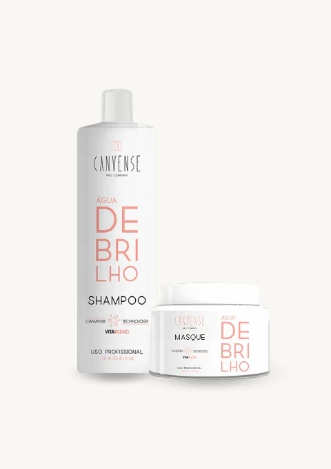 KIT SHAMPOO + MÁSCARA ÁGUA DE BRILHO - 500ml