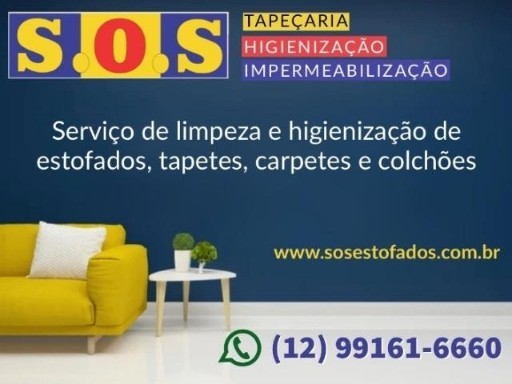 SOS ESTOFADOS - HIGIENIZAÇÃO DE SOFÁS E TAPEÇARIA EM GERAL - Guia Taubaté