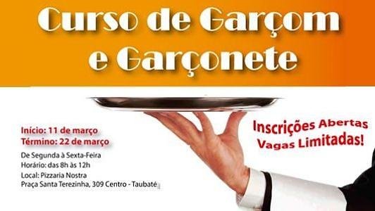 Curso de Garçom e Garçonete