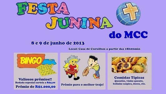 Festa Junina na Casa de Cursilho