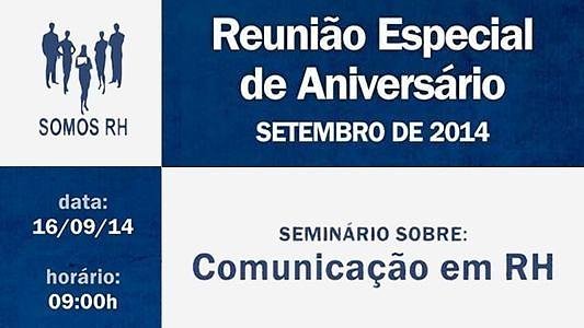 Somos RH: Reunião Especial de Aniversário