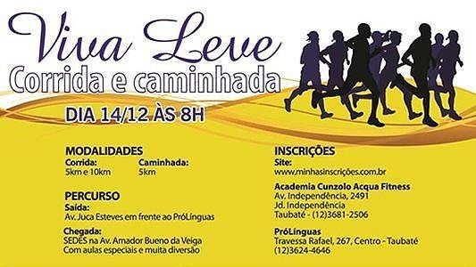 Viva Leve Corrida e Caminhada