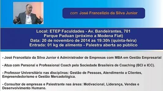 Palestra - Mudança e Autodesenvilvimento