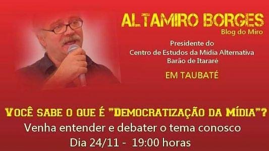 Altamiro Borges - Palestra
