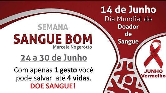 Semana Sangue Bom Marcela Nogarotto