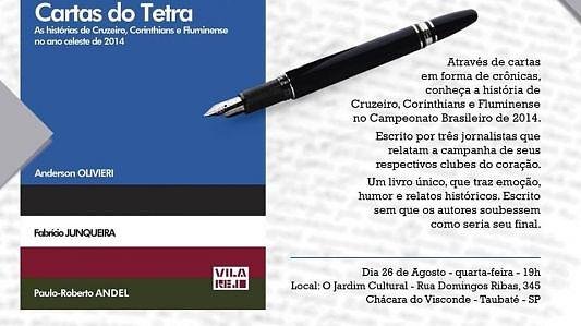 Lançamento do livro "Cartas do Tetra"