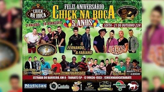 Feliz Aniversário Chick na Roça