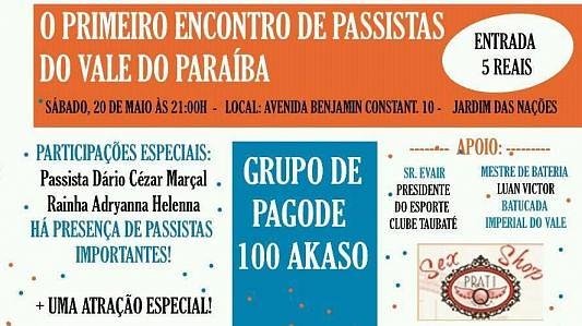 O Primeiro Encontro de Passistas do Vale do Paraíba