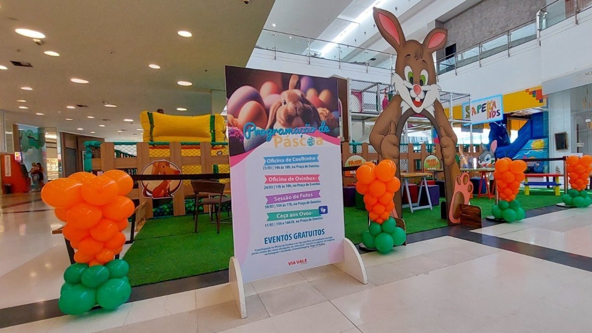Caça aos Ovos - Luna e Mel | Via Vale Shopping