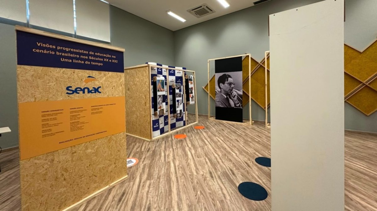Exposição “Visões Progressistas de Educação no Cenário Brasileiro” em Taubaté