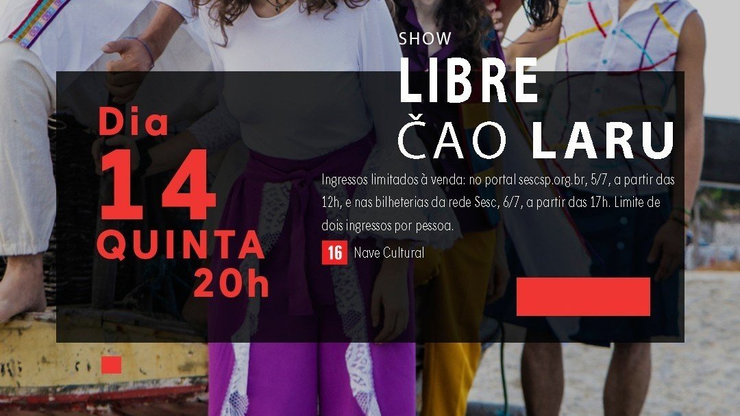 Show Libre | Sesc Taubaté