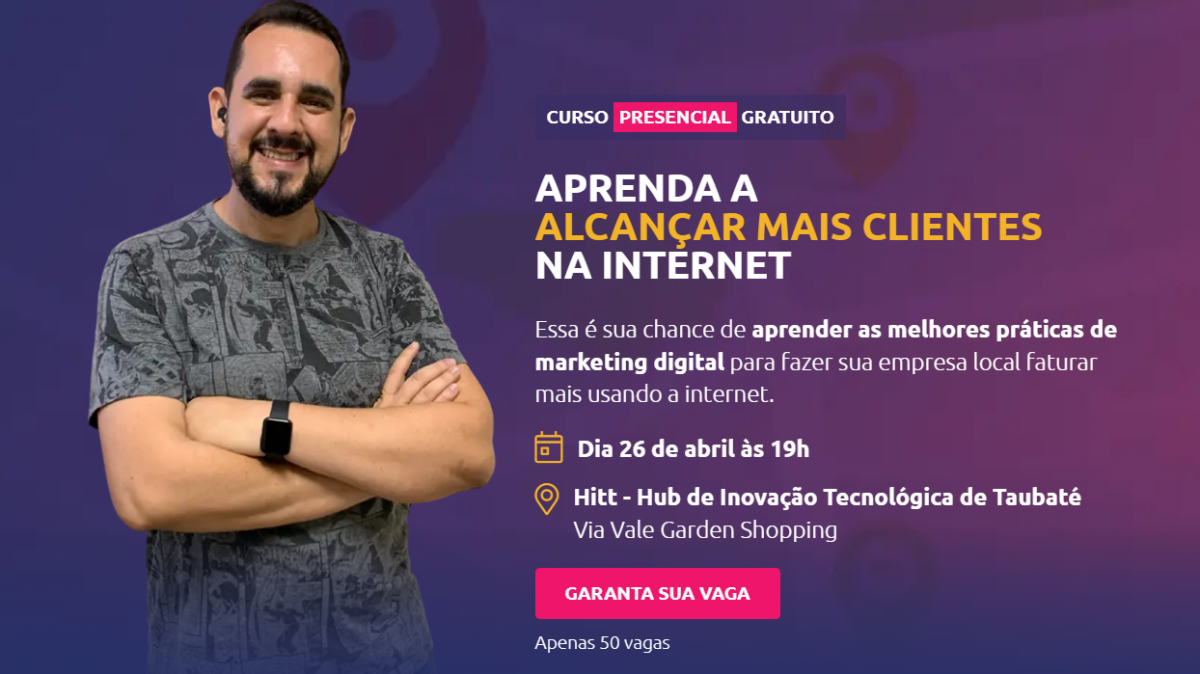 Curso Gratuito - Aprenda a Alcançar Mais Clientes na Internet