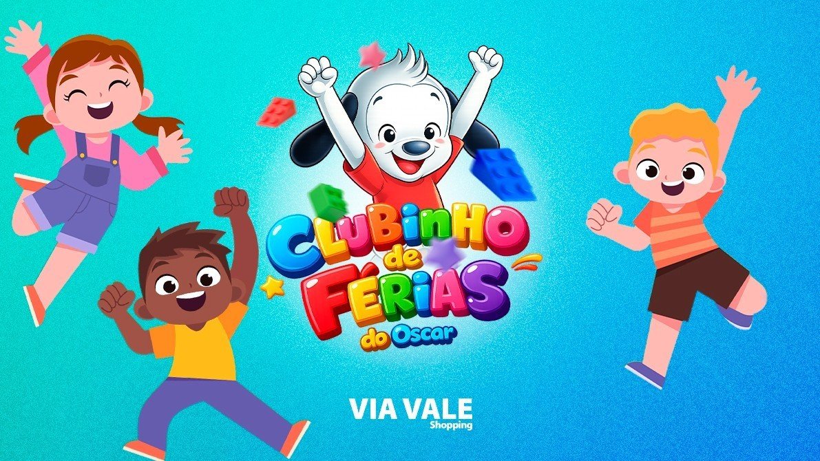 Férias de Julho no Via Vale Shopping tem programação gratuita para toda a família