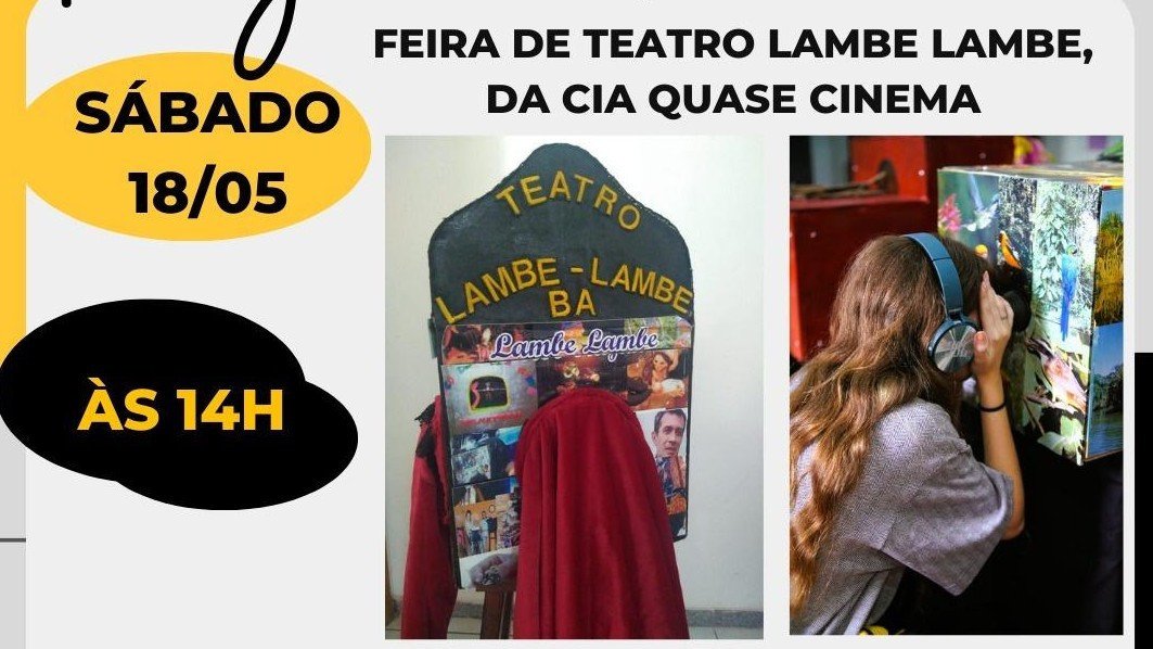 22ª Semana Nacional dos Museus - Feira de Teatro Lambe Lambe