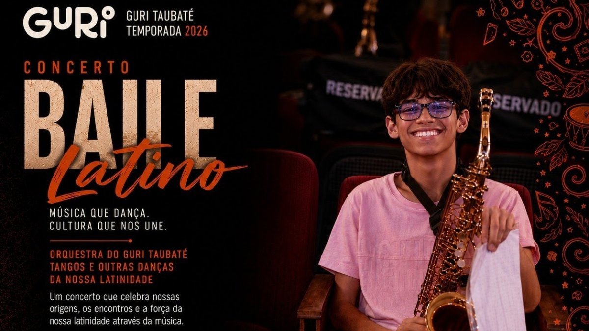 Concerto Baile Latino da Orquestra do Guri Taubaté