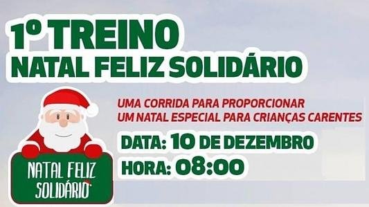 1º Treino Natal Feliz Solidário