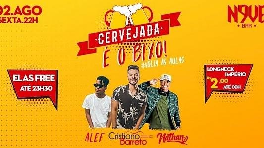 Cervejada é o Bixo #VoltaÀsAulas | Elas free até 23h30