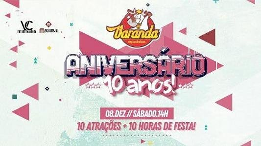 Aniversário do Varanda 10 anos