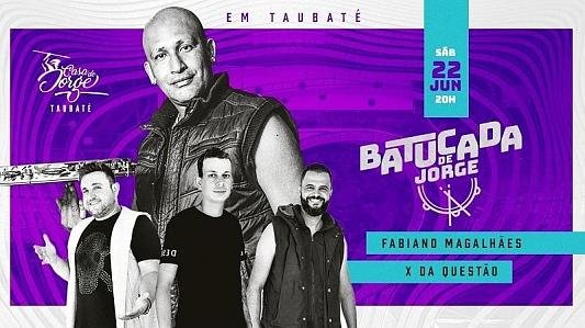 Batucada de Jorge com Fabiano Magalhães e X da Questão