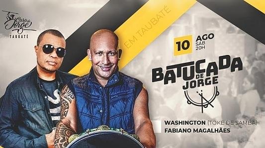 Batucada de Jorge com Fabiano Magalhães e Washington