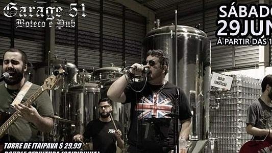 Boneca Véia Classic Rock no Garage 51 + Live Tattoo