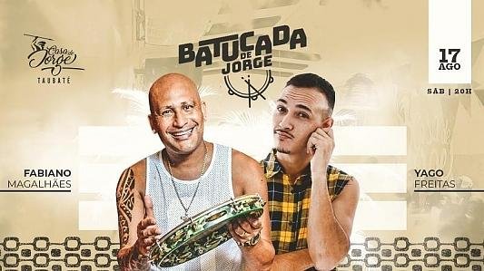Batucada de Jorge com Fabiano Magalhães e Yago Freitas