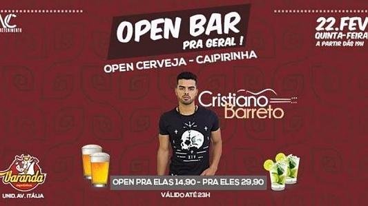 Open-Bar com Cristiano Barreto