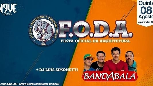 FODA - Festa Oficial da Arquitetura no N9VE BAR