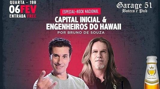 QUARTA FREE com tributos Capital Inicial & Engenheiros + Rock Br
