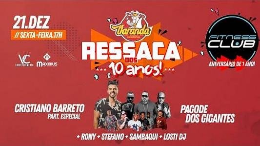RESSACA 10 anos