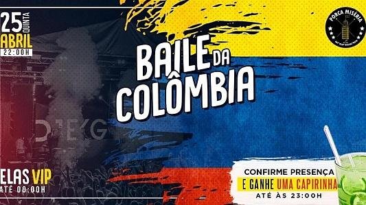 Baile da Colômbia | Elas VIP até 0h