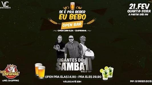 OPEN-BAR com Gigantes do Samba