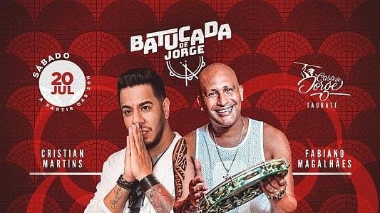 Batucada de Jorge com Fabiano Magalhães e Cristian Martins